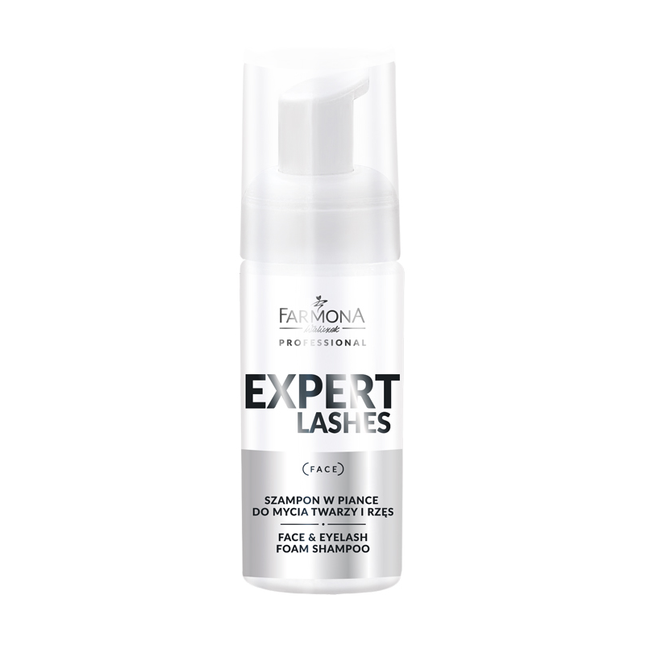 Eyelashes Farmona Expert Lashes foam shampoo for facial cleansing 100 ml – image 1