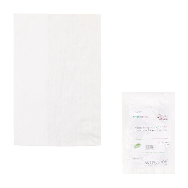 Chusteczki bawełniane Naturline 20 × 30 cm 100 sztuk – zdjęcie 1