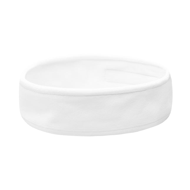 Velor cosmetic band white – image 1