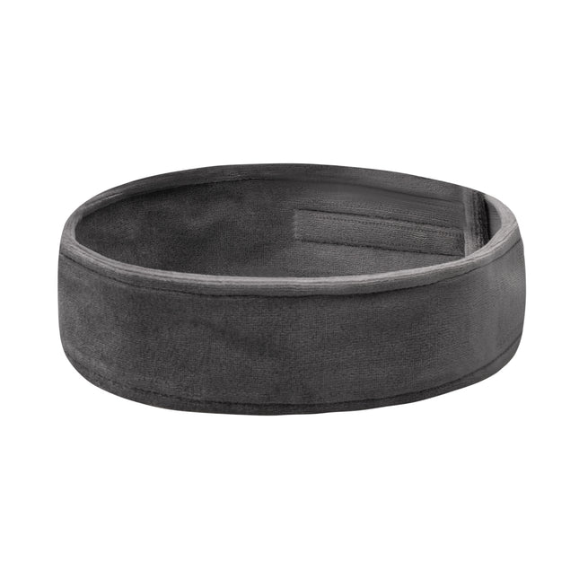 Cosmetische velours band grijs – foto 1