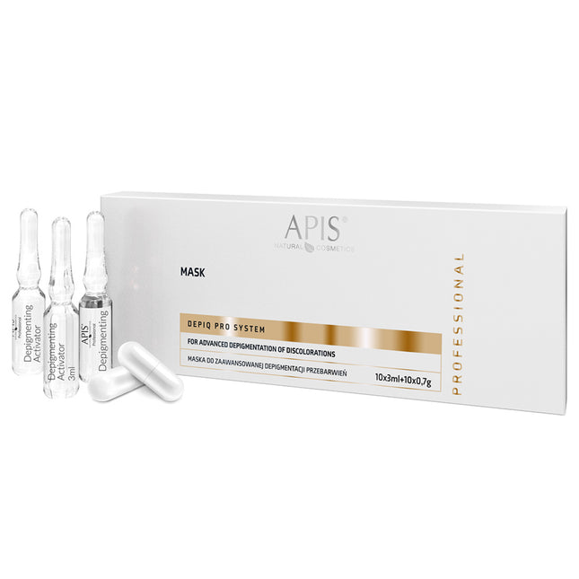 Gezichtsmasker Apis DEPIQ PRO SYSTEM voor geavanceerde depigmentatie set – foto 1