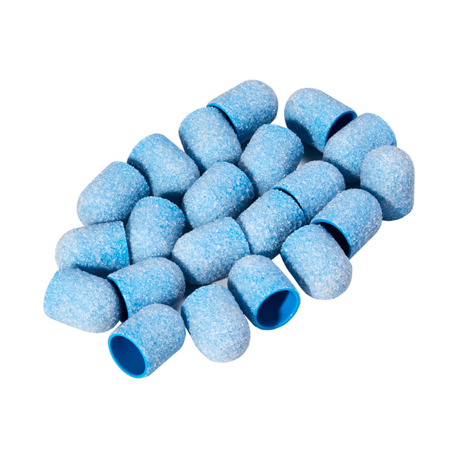 Capuchon abrasif Abrasifs Exo moyens 13 mm grain 60, 20 pièces – bleu – photo 1