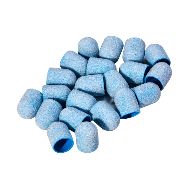 Capuchon abrasif Exo moyen 13 mm grain 80, 20 pièces – bleu – photo 1