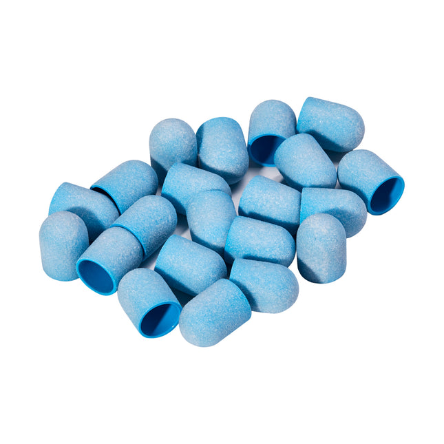 Capuchon abrasif Exo moyen 13 mm grain 220, 20 pièces – bleu – photo 1