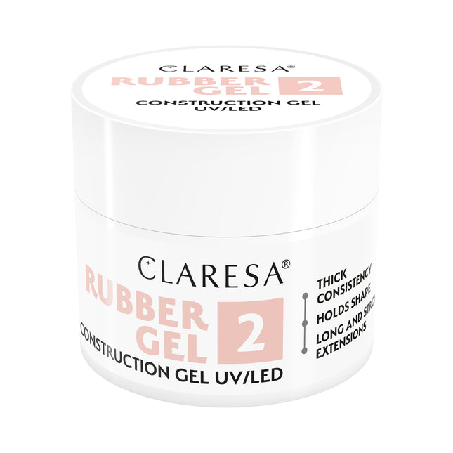 Claresa Rubber Builder Gel 2 45 g – Bild 1