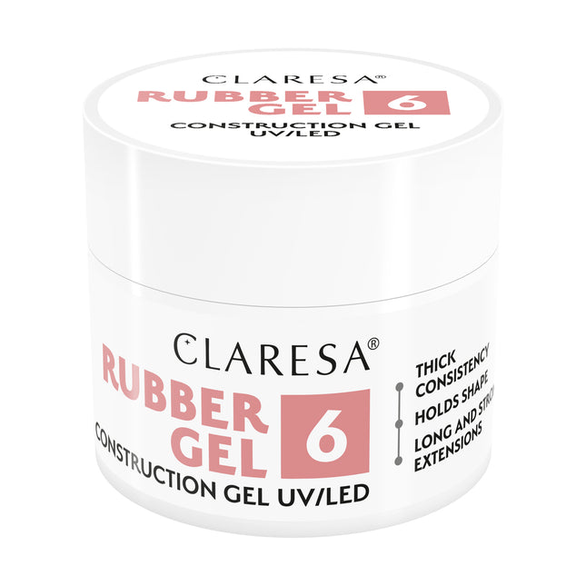Claresa Rubber Builder Gel 6 45 g – Bild 1