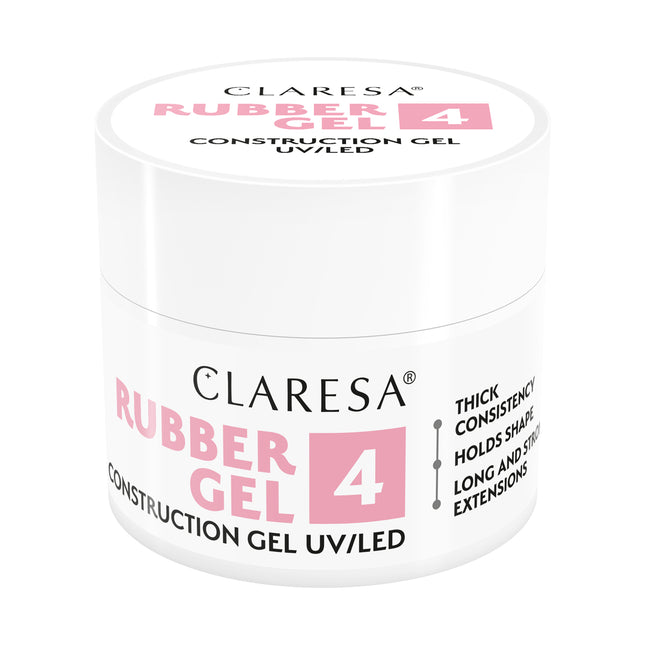 Claresa Rubber Builder Gel 4 90 g – Bild 1