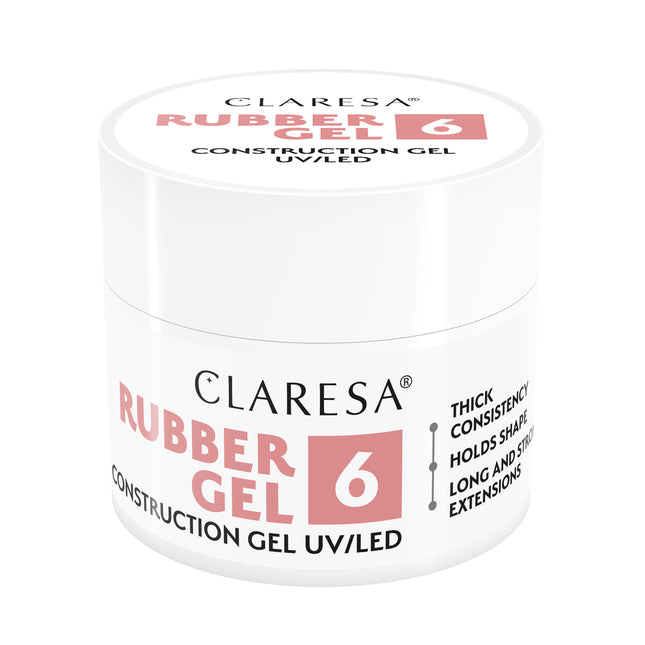 Aufbaugel Claresa Rubber 6 90 g – Bild 1