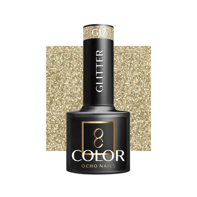 Vernis semi-permanent Paillettes Ocho Nails G12 5 g – photo 1