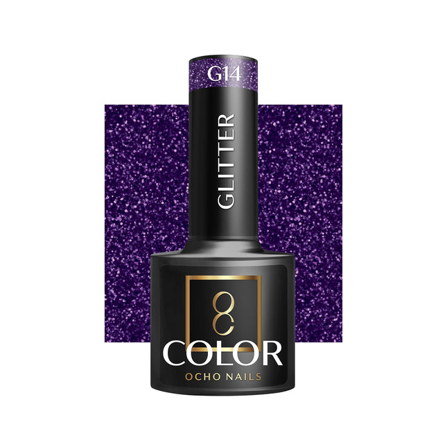 Vernis semi-permanent Paillettes Ocho Nails G14 5 g – photo 1