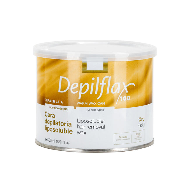 Depilatory wax Depilflax 100 gold 500 ml – image 1