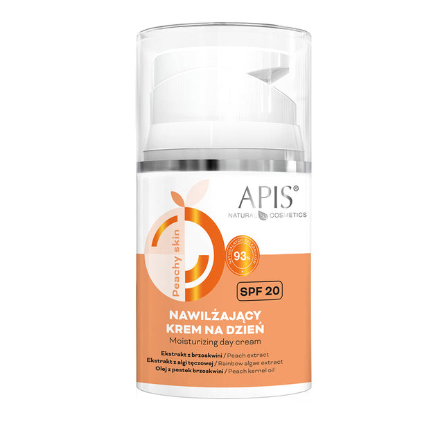 Dagcrème Apis Peachy Skin – hydraterende SPF 20 50 ml – foto 1