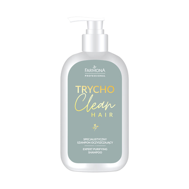 Shampoo FARMONA TRYCHO CLEAN Reinigende 900 ml met Niacinamide en Zinc PCA voor Vet Haar en Hoofdhuid – foto 1