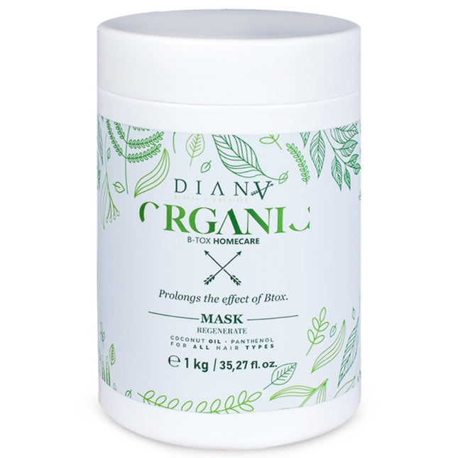 Thuisverzorgingsmasker Organic Hair Botox – Natuurlijk regenererend masker voor verlengde gladheid – 1000 g – foto 1