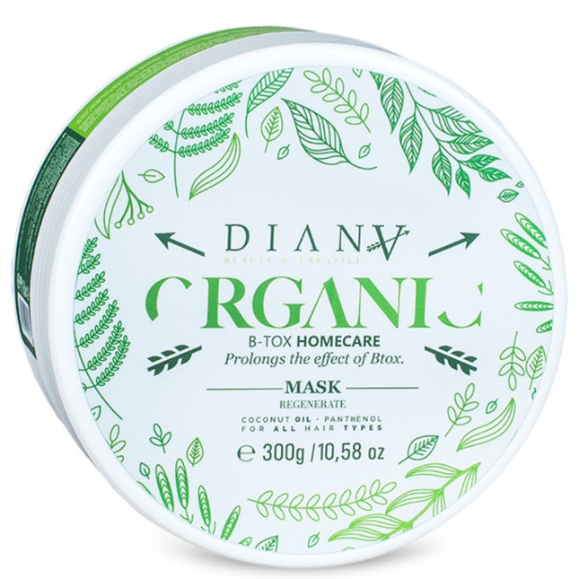 Thuisverzorgingsmasker Organic Hair Botox – Natuurlijk regenererend masker voor verlengde gladheid – 300 g – foto 1