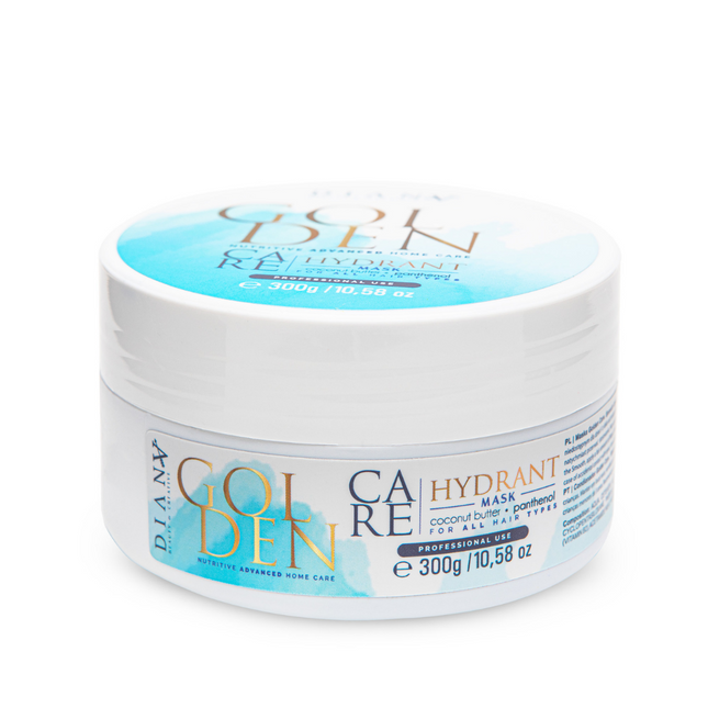 Thuisverzorgingsmasker Golden Blue Protein – Herstellend masker met violet pigment voor blond haar – 300 g – foto 1