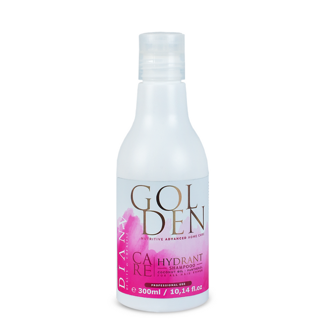 Stärkendes Shampoo Golden Protein – mit Panthenol, Hyaluronsäure und Goldpartikeln, 300 ml – Bild 1