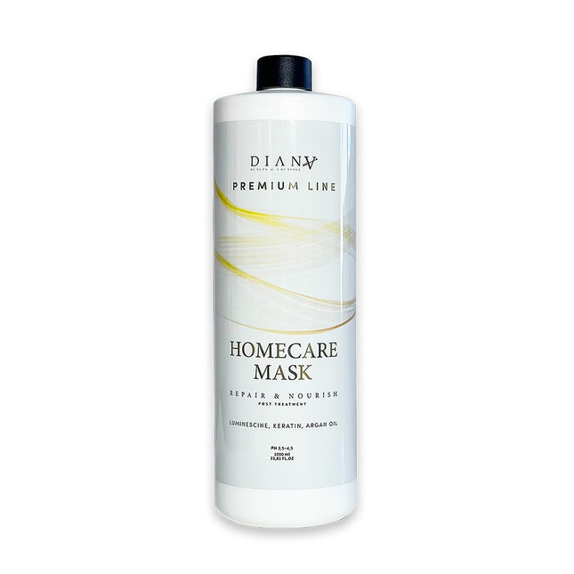 Haarmasker Premium Line Homecare 1000 ml – met keratine, arganolie & luminescine – foto 1
