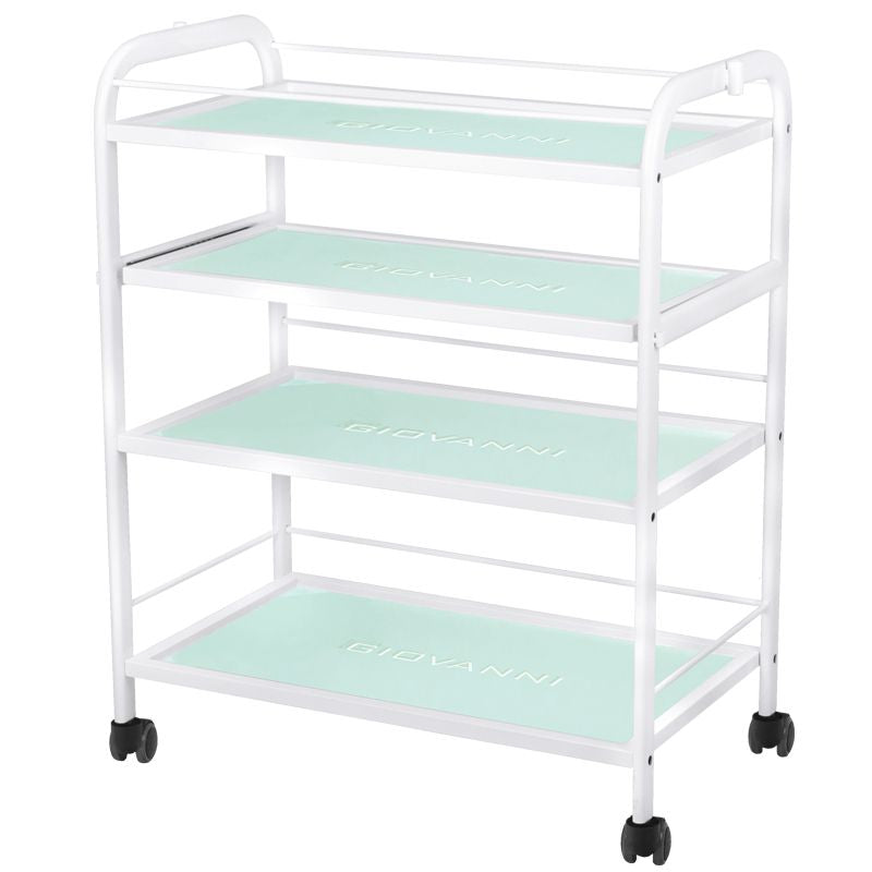 Glazen apparatenwagen of houten helper met slot: Giovanni 1015A en 1019A vergelijken