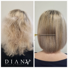 Platinum Blond professional hair treatment