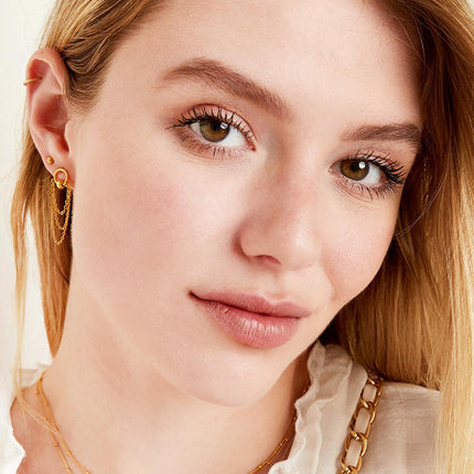 Minimalistische ketting hart Goud kleur Stainless Steel