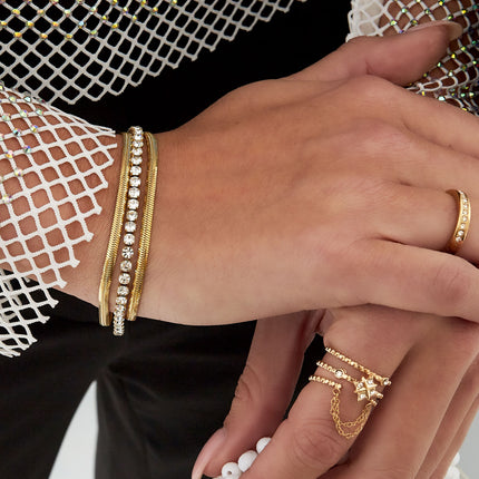 armband speels met bling