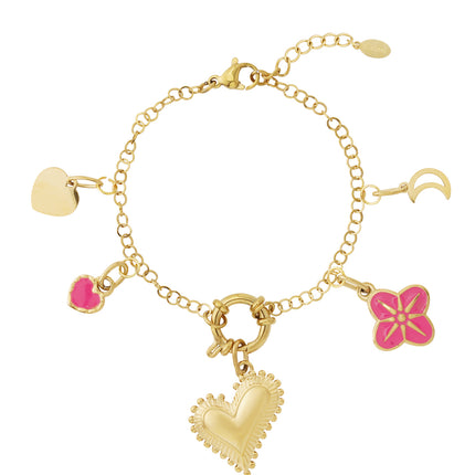 Chunky hart DIY armband