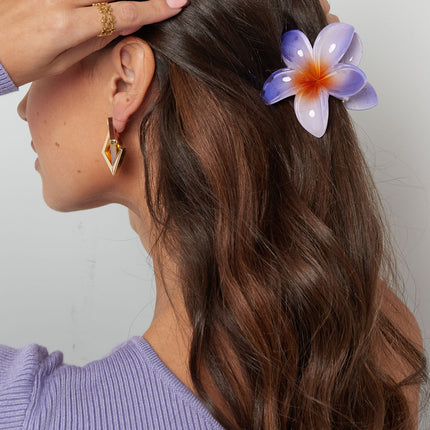 Haarclip Hawaii bloem
