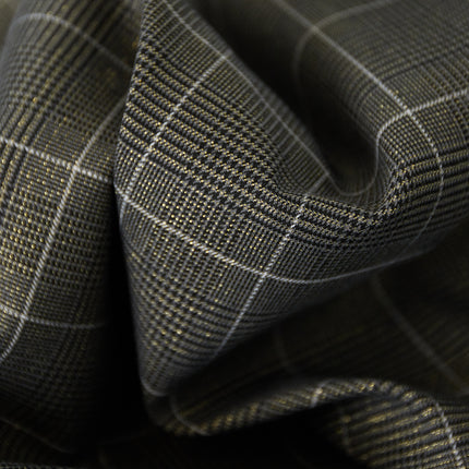 Polyestervezel Vrouwen Suit Set Conservatief Geruit Herfst/Winter