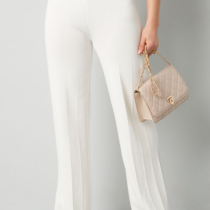 Viscose Vrouwen Brede Broek Conservatief Eenvoudige Kleur