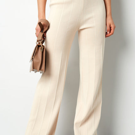 Viscose Vrouwen Brede Broek Conservatief Eenvoudige Kleur