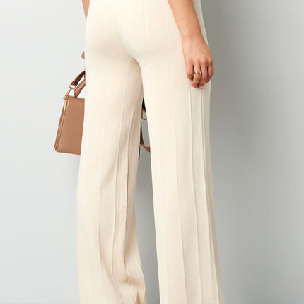 Viscose Vrouwen Brede Broek Conservatief Eenvoudige Kleur