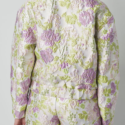 Polyester Vrouwen Korte Jas Bloemenprint Sportief
