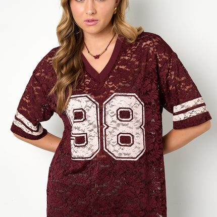 Woven Polyester Fiber Vrouwen T-shirt Sporty Color Clash