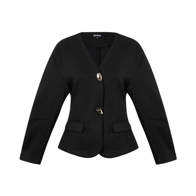 Geweven Polyestervezel Damespakset Elegante Solide Kleur Herfst/Winter