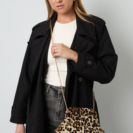 Schoudertassen Luipaardprint Casual Katoen Dagelijkse Accessoires