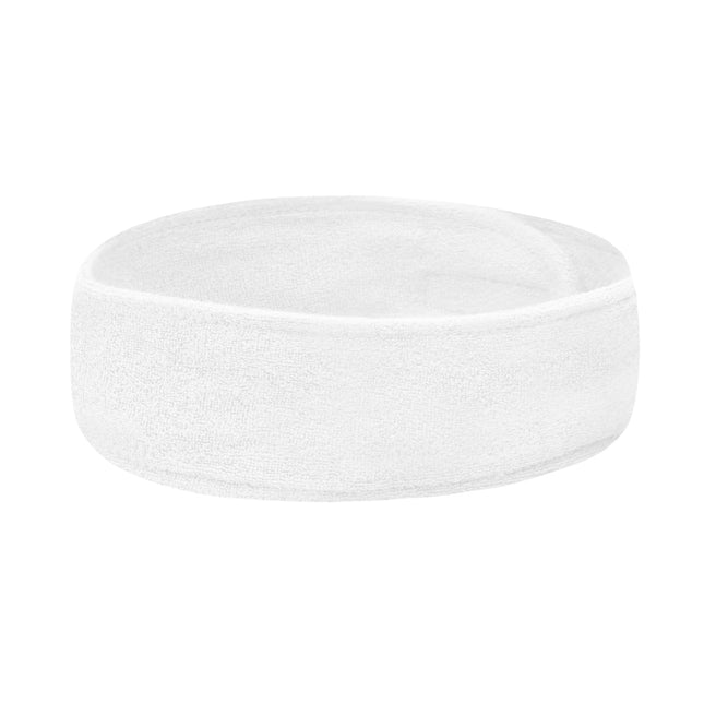 Opaska frotte – biała – zdjęcie 1