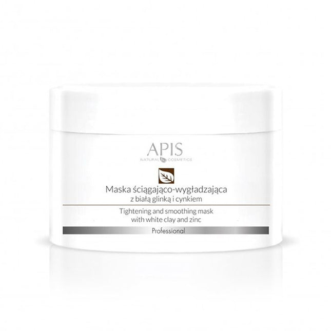 Gezichtsmasker Apis – adstringerend en gladmakend met witte klei en zink 200 ml – foto 1