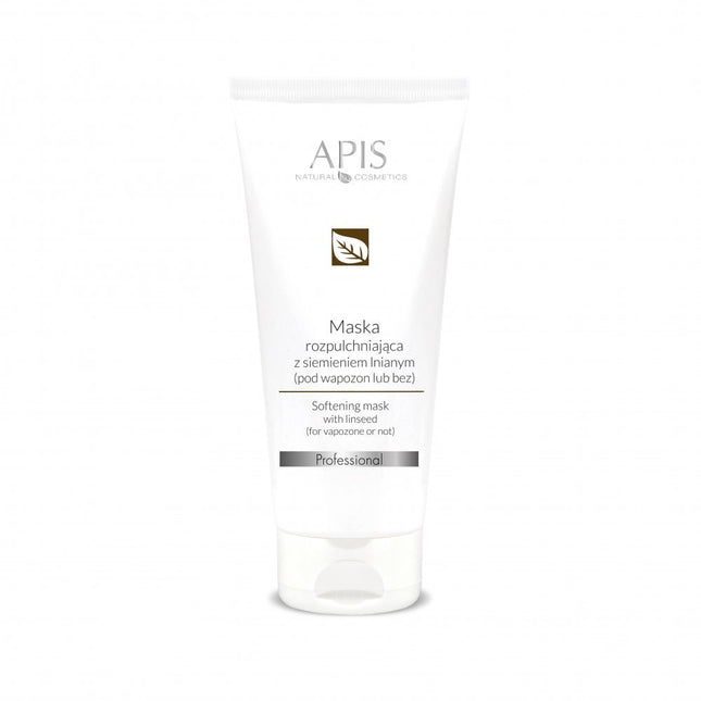 Gesichtsdampfer Apis-Peeling-Maske mit Leinsamen für unter 200 ml – Bild 1