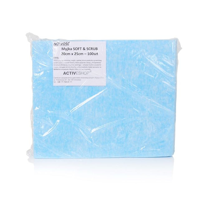 Lingettes exfoliantes jetables douces, 100 unités, 20 × 25 cm – photo 1