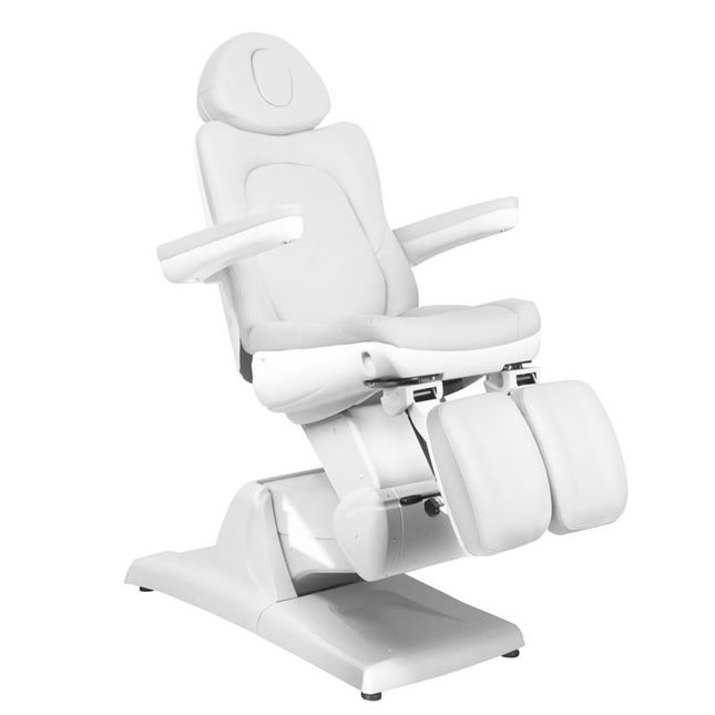 Electric beauty chair Azzurro 870S Pedi 3 engines – white – image 1