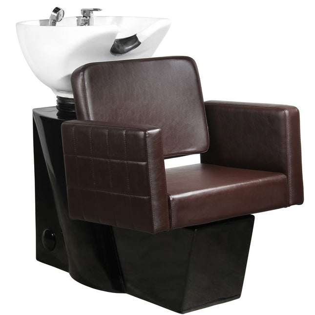 Bac à shampoing Gabbiano Ankara – marron – photo 1