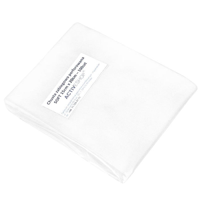 Wegwerpdoeken geperforeerd 100 stuks 15 × 20 cm – wit – foto 1