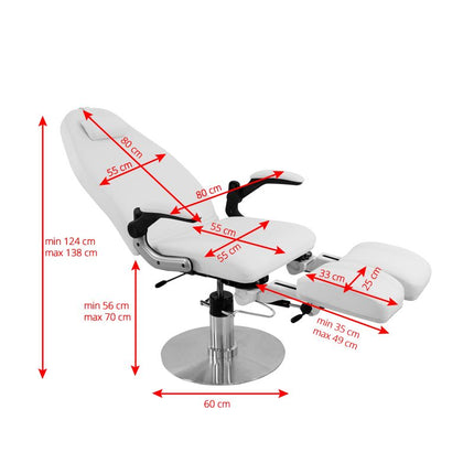 azzurro-hydraulic-podiatry-chair-713a-white-634