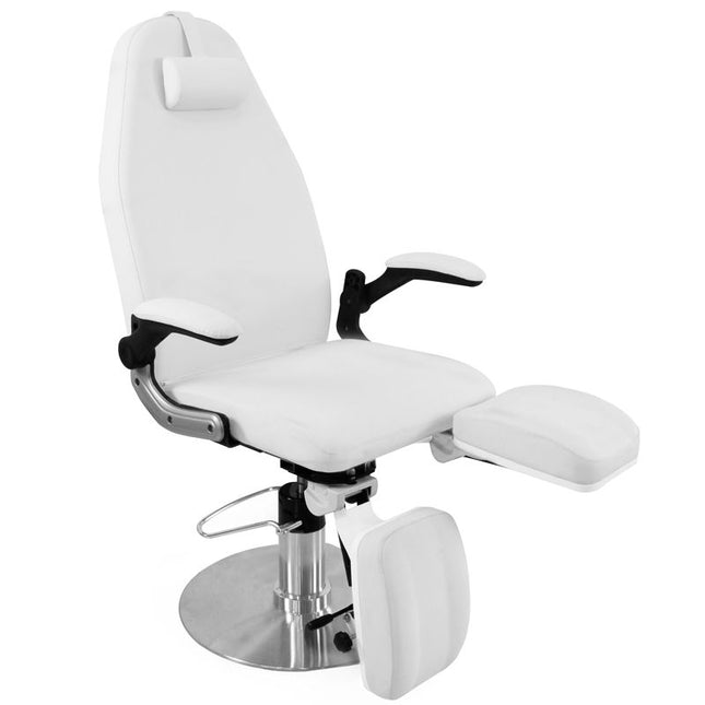 Pedicure chair Azzurro Hydraulic 713A – white – image 1