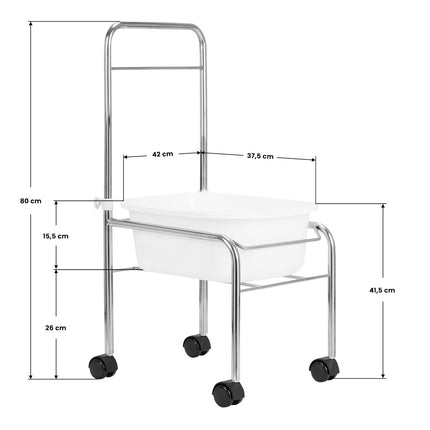pedicure-tray-on-wheels-chrome-2202