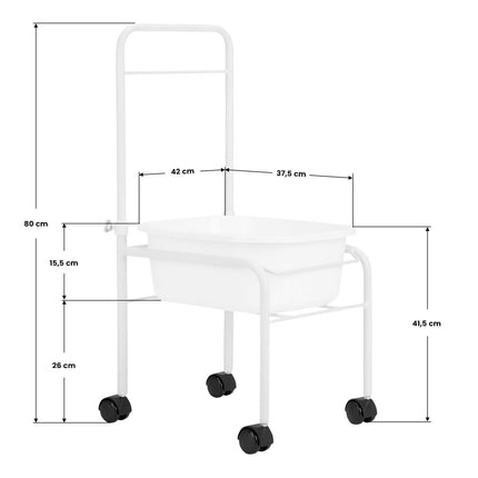 white-pedicure-tray-on-wheels-2310