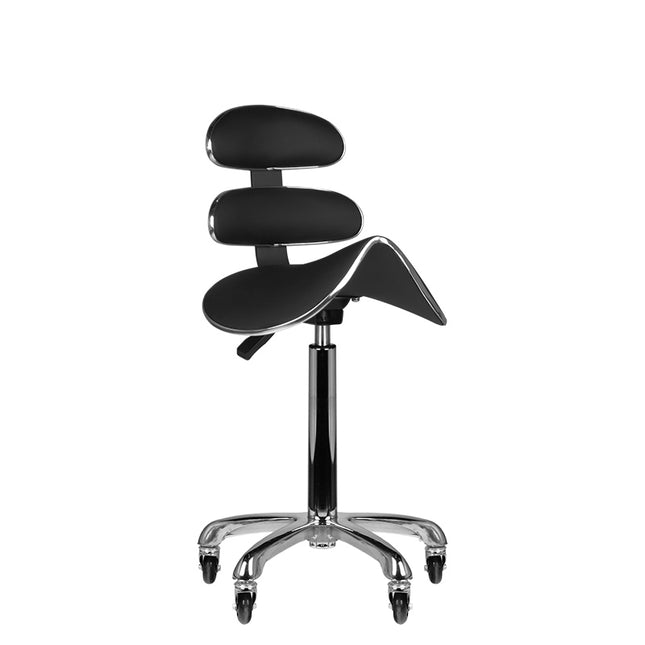 Beauty stool Roll Speed AM-880 high – black – image 1