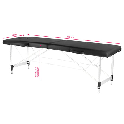 folding-massage-table-aluminum-comfort-2-section-black-2406