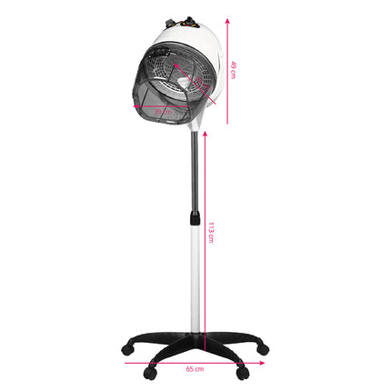 gabbiano-standing-dryer-1600-one-speed-white-3607